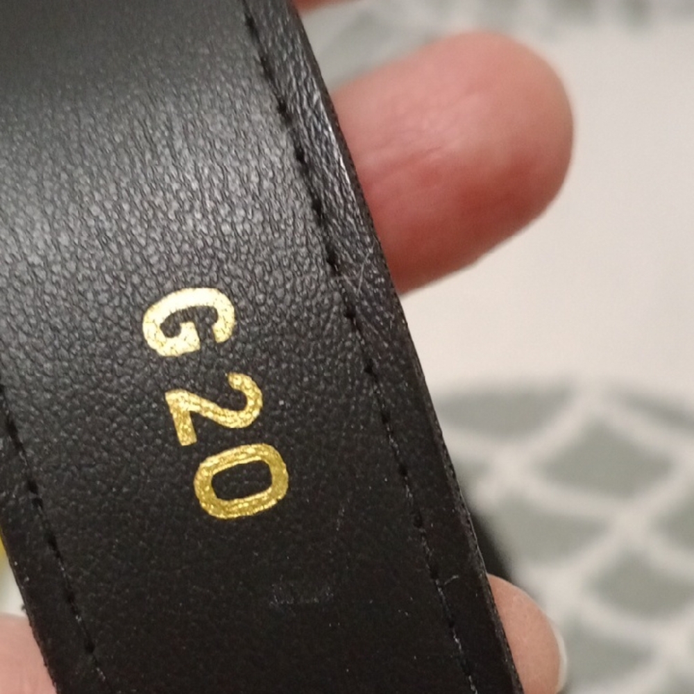 Vintage Brown Leather Men's Belt - Picture 3 of 8